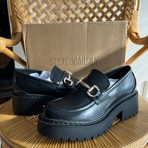 Black Loafers Steve Madden